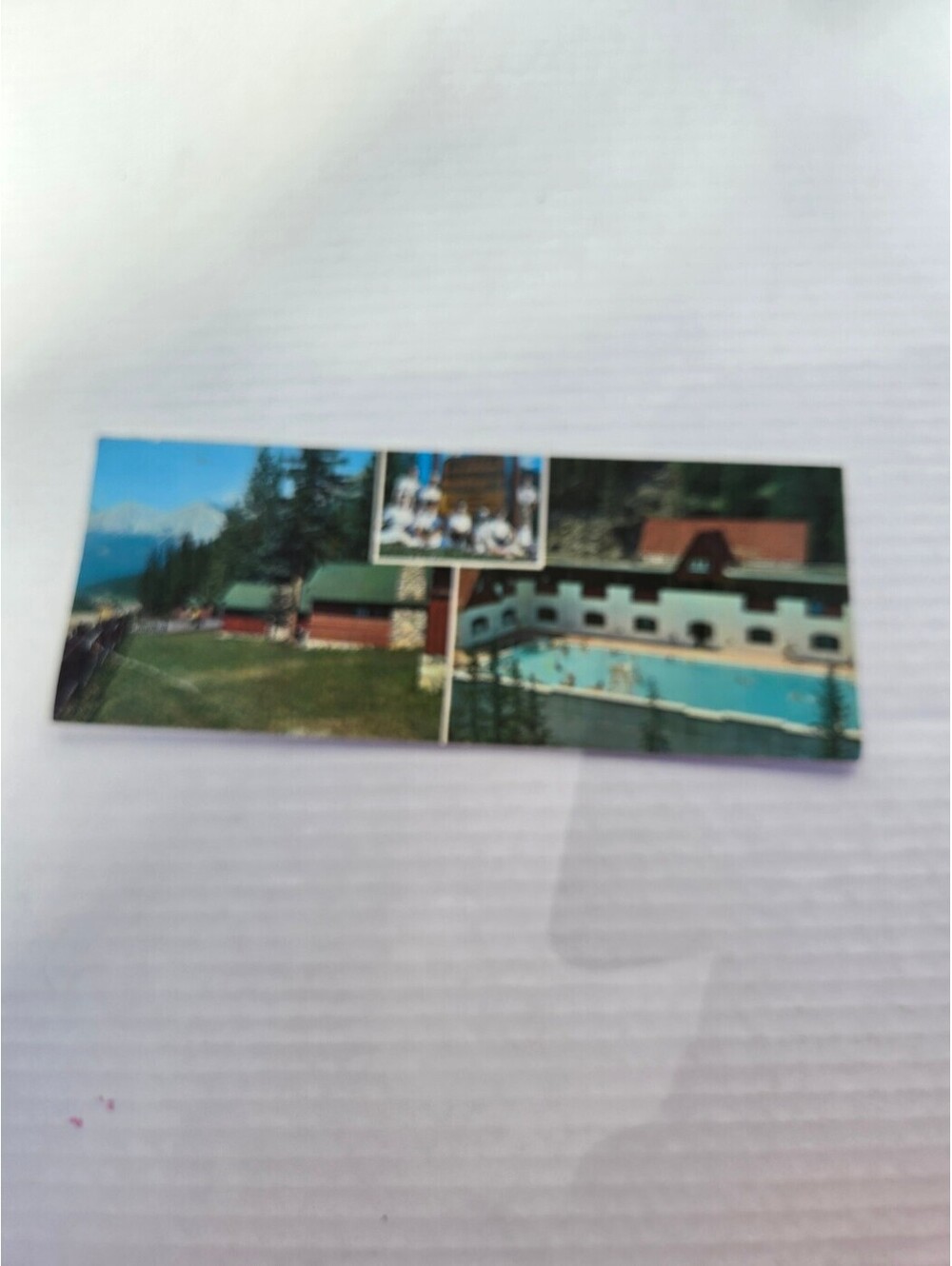 Vintage Miette Hot Springs Jasper National Park Postcard Alberta Taylorchrome